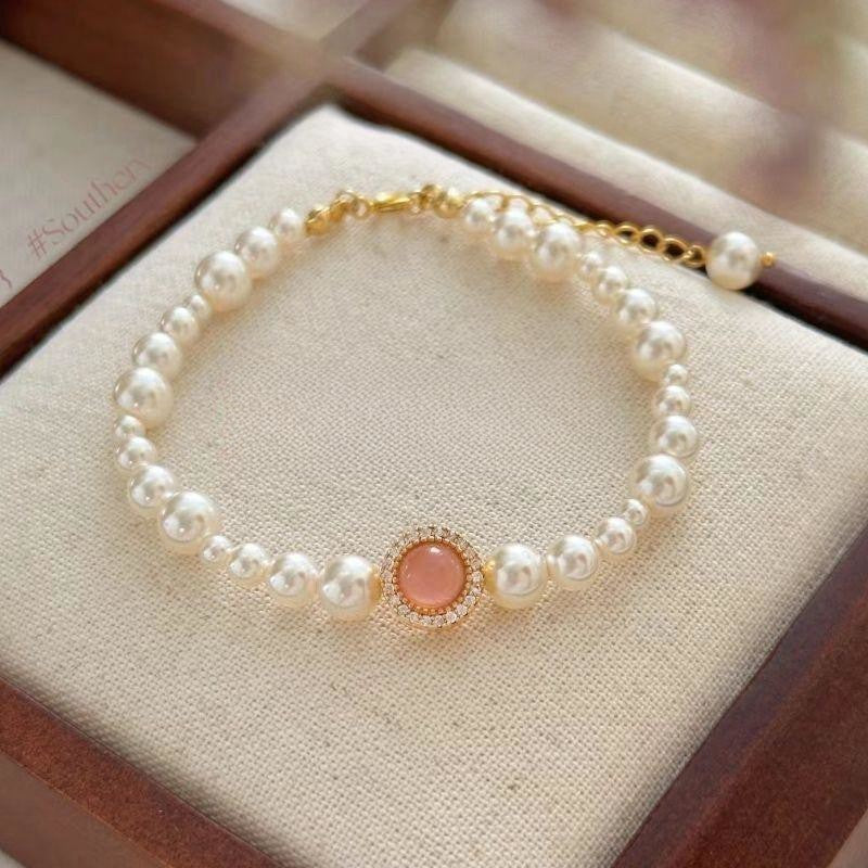 Pearl Clover Bracelet Exquisite Bracelet - Dress To Impress