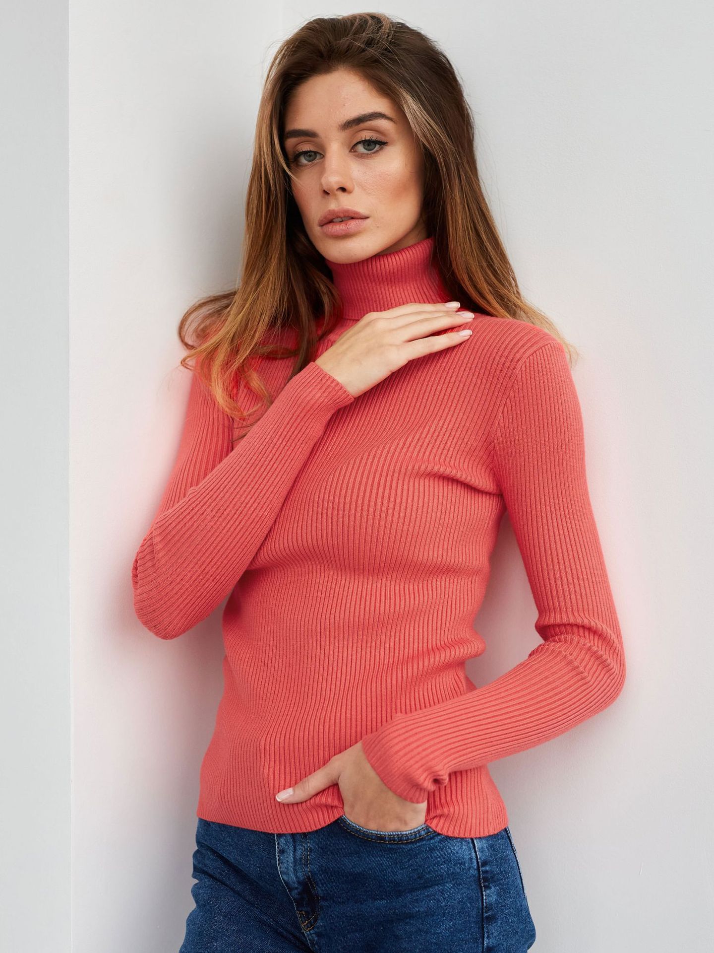 Women's Knitwear Turtleneck Pullover - Dress To Impress