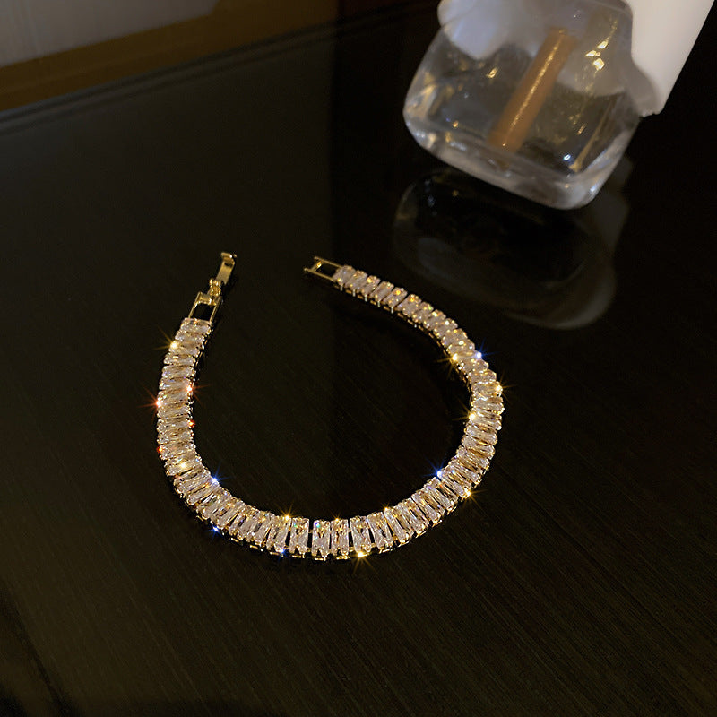 Fashion Simple Geometric Zircon Bracelet - Dress To Impress