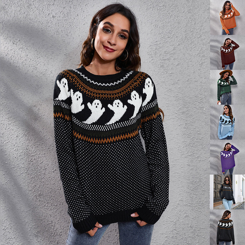 Halloween Basic Style Sweater