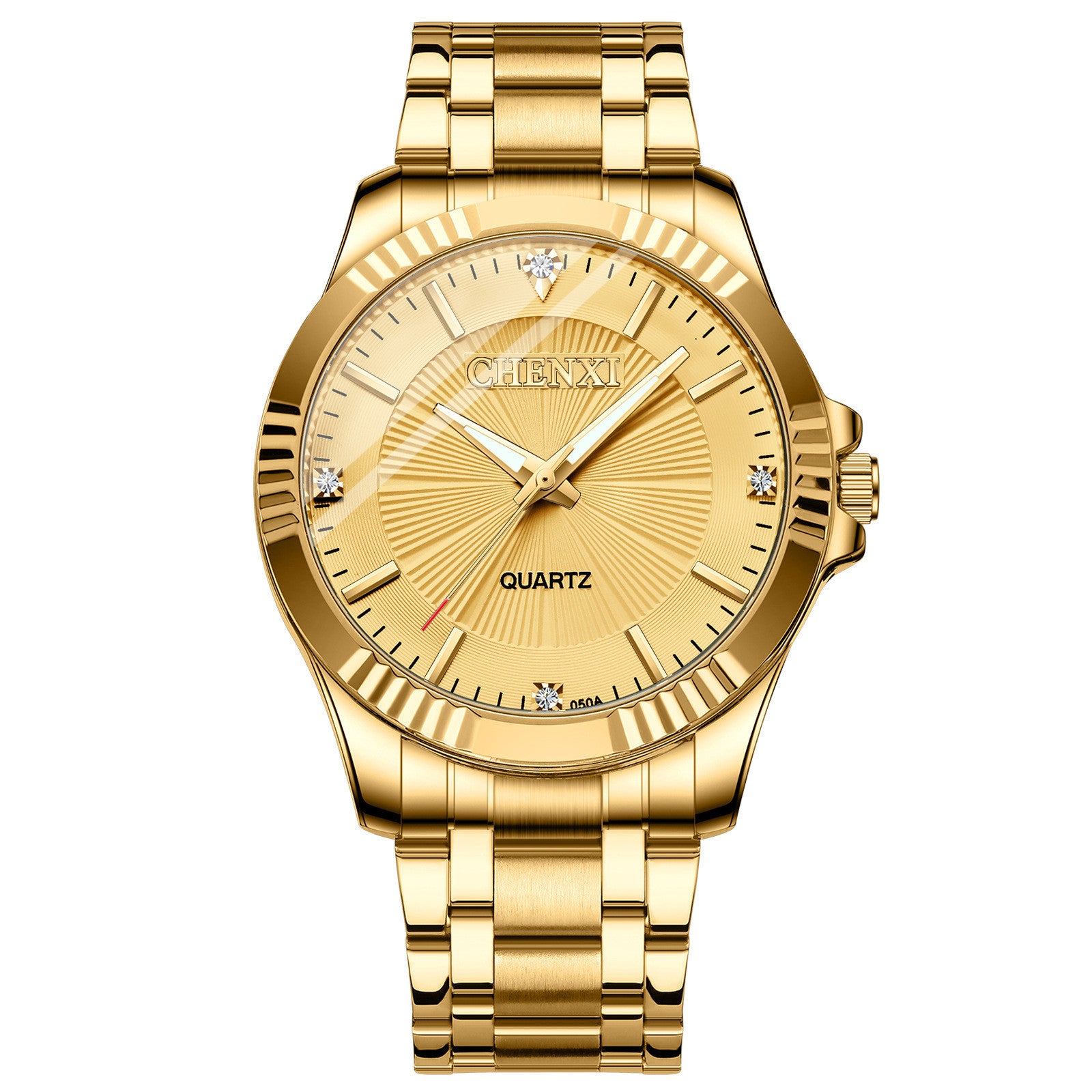 Men's And Women's Fashion Diamond-embedded Watch - Dress To Impress