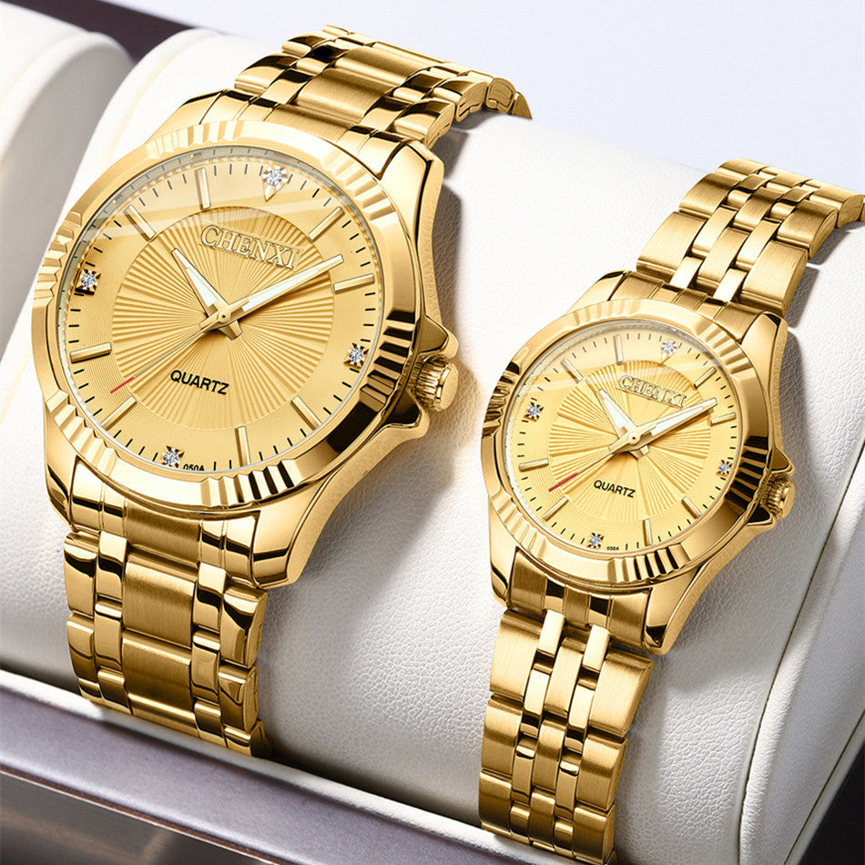 Men's And Women's Fashion Diamond-embedded Watch - Dress To Impress