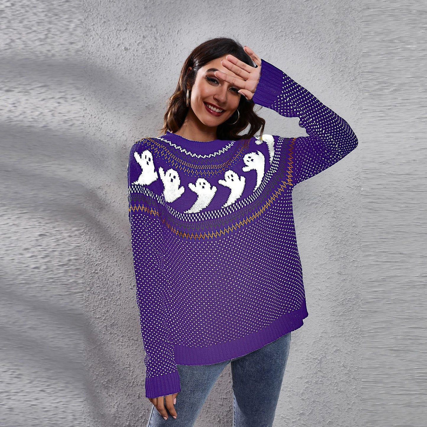 Halloween Basic Style Sweater