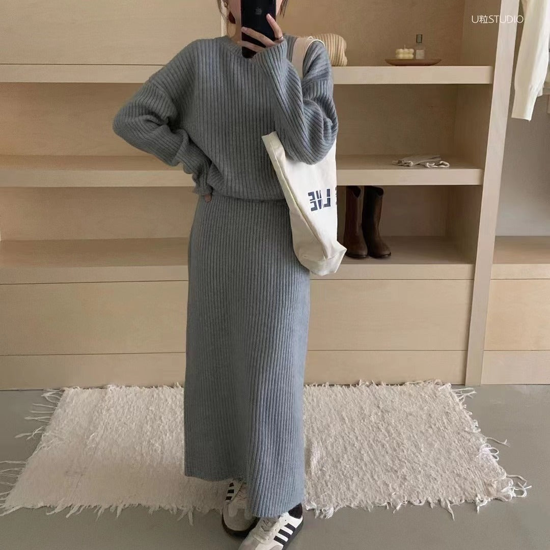 Sweater Suit Female Autumn And Winter Loose - Dress To Impress