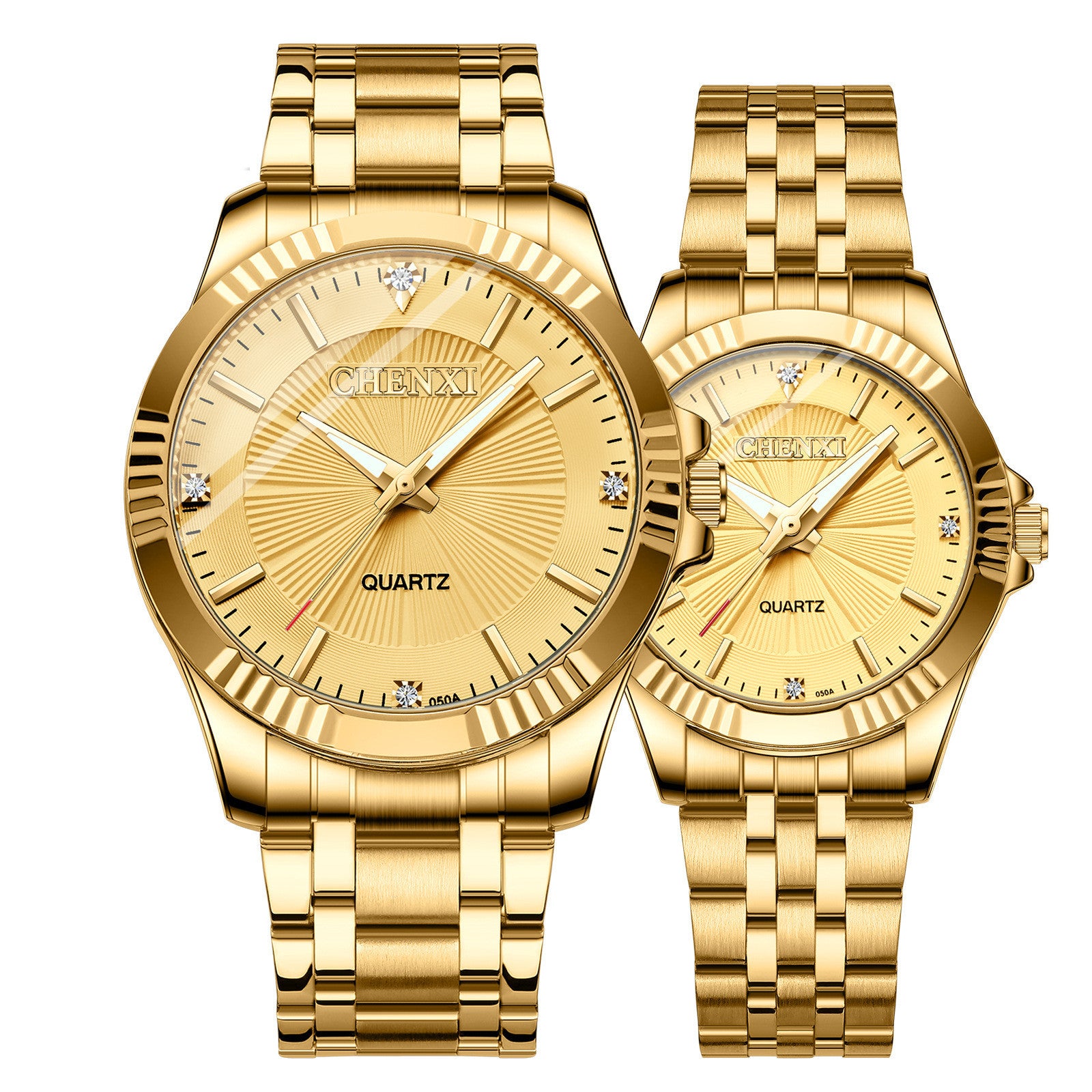 Men's And Women's Fashion Diamond-embedded Watch - Dress To Impress