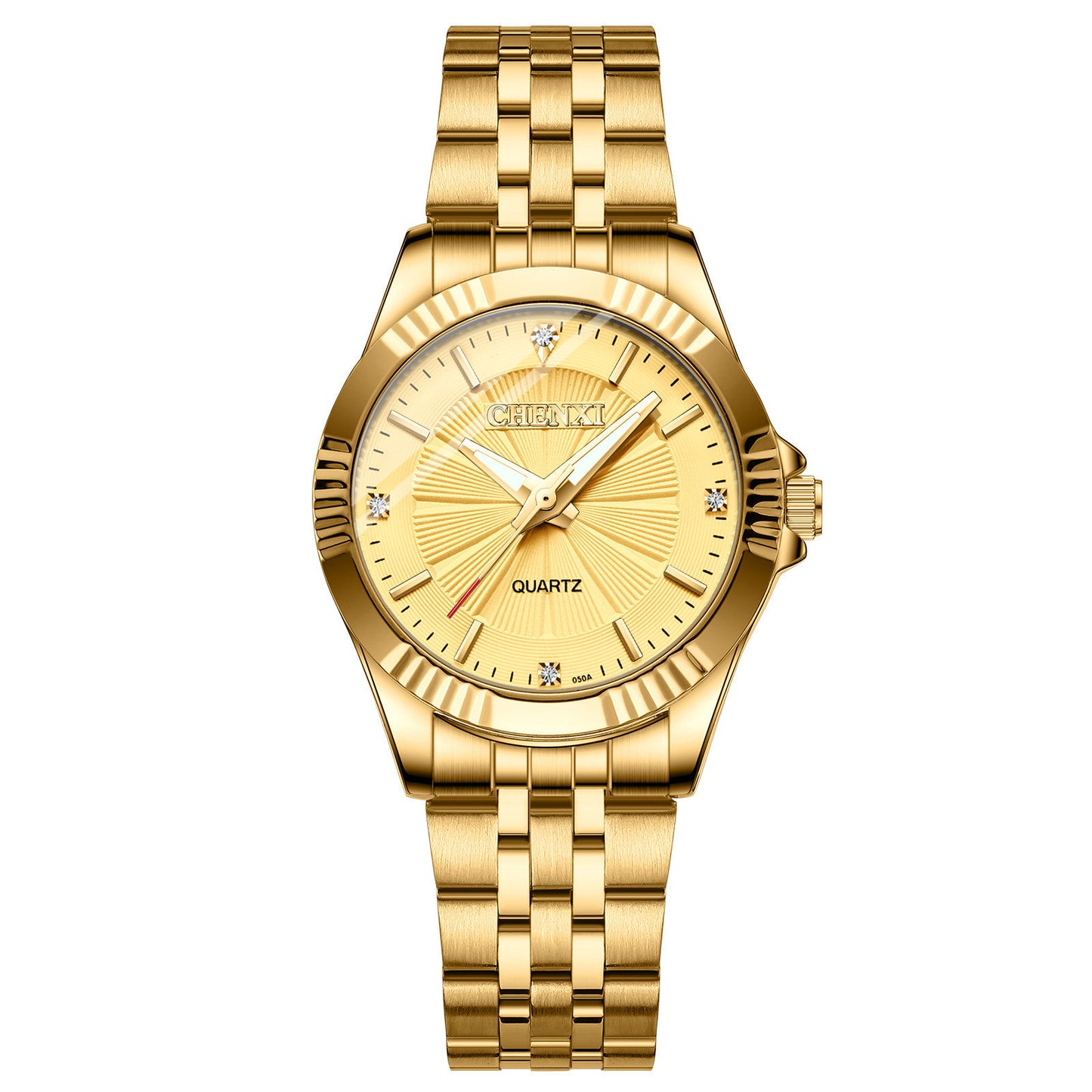 Men's And Women's Fashion Diamond-embedded Watch - Dress To Impress