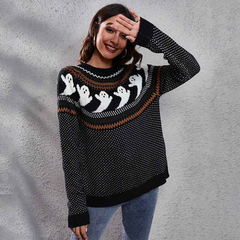 Halloween Basic Style Sweater